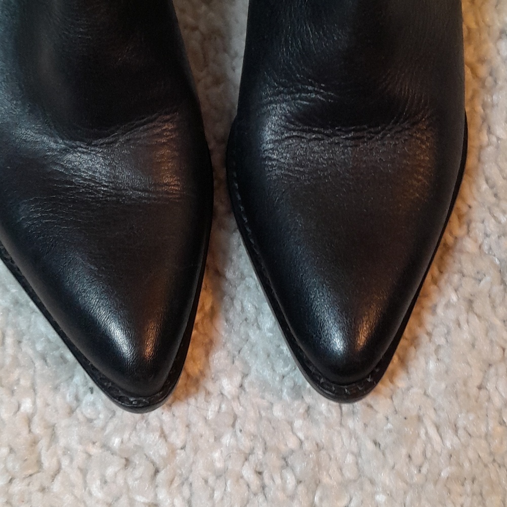 ZARA BLACK ANKLE BOOTS SIZE 8 - Picture 7 of 16